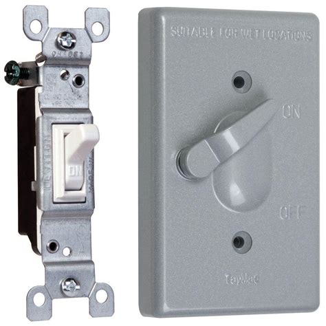 external electrical switch box|weatherproof toggle switch box cover.